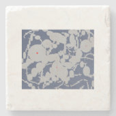 Dessous-de-verre En Pierre conception abstraite yaei 67273 (Devant)