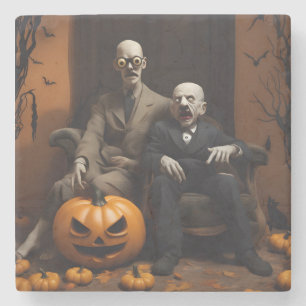 Dessous-de-verre En Pierre conception de décoration Halloween