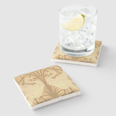 Dessous-de-verre En Pierre Conception de papier peint de cygne (Côté)