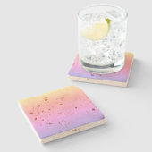 Dessous-de-verre En Pierre conception de style Stone Coaster (Côté)