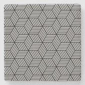 Dessous-de-verre En Pierre Conception géométrique d'art de motif (Devant)