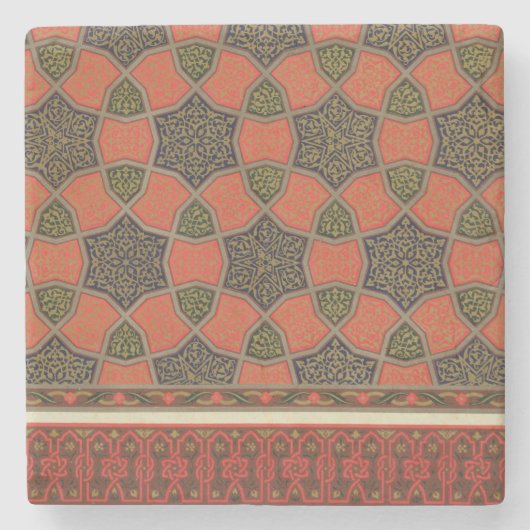 Dessous-de-verre En Pierre Conceptions décoratives arabes, 'd'art arabe comme (Devant)