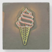 Dessous-de-verre En Pierre cône gaufre (Devant)