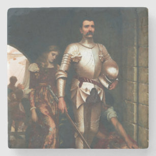 Dessous-de-verre En Pierre Conquête (Chevalier Médiéval Triumphant)