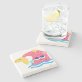 Dessous-de-verre En Pierre Conte baleine (Côté)