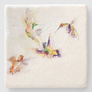 Dessous-de-verre En Pierre Copie de colibri de "quatre acrobates"