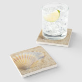 Dessous-de-verre En Pierre Coquillage doux (Côté)