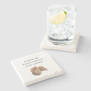 Dessous-de-verre En Pierre Coquillages/Balises