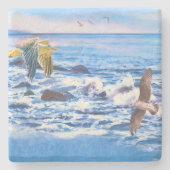 Dessous-de-verre En Pierre Coronado Beach (Devant)