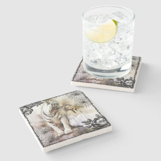 Dessous-de-verre En Pierre Costers de tigre