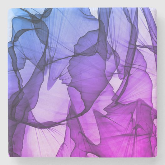 Dessous-de-verre En Pierre Couche mystique de prune (Devant)