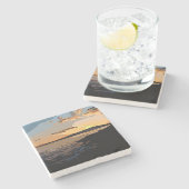 DESSOUS-DE-VERRE EN PIERRE COUCHER DE SOLEIL ACADIA (Côté)