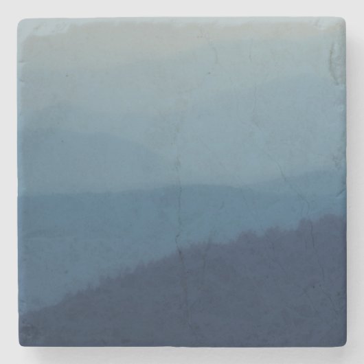 Dessous-de-verre En Pierre Couches bleues (Devant)