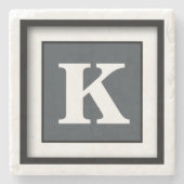 Dessous-de-verre En Pierre Couleur complète simple (Devant)