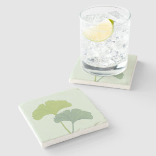 Dessous-de-verre En Pierre Couleurs Arrière - plans personnalisables Feuilles