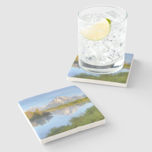 Dessous-de-verre En Pierre Courbure d'Oxbow (Côté)