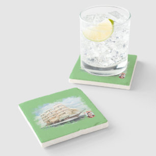 Dessous-de-verre En Pierre Course des Grands Navires Regata Cutty Sark/Cutty