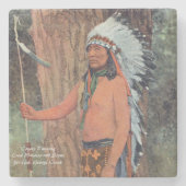 Dessous-de-verre En Pierre Coyote en cours (Devant)