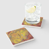 Dessous-de-verre En Pierre Crayola Jasper (Côté)