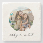 Dessous-de-verre En Pierre Create Your Own Photo (Devant)