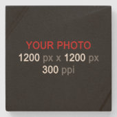 Dessous-de-verre En Pierre Création personnelle (Devant)