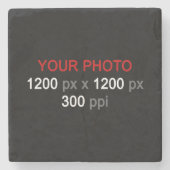 Dessous-de-verre En Pierre Création personnelle - Dessous de verre photo en p (Devant)