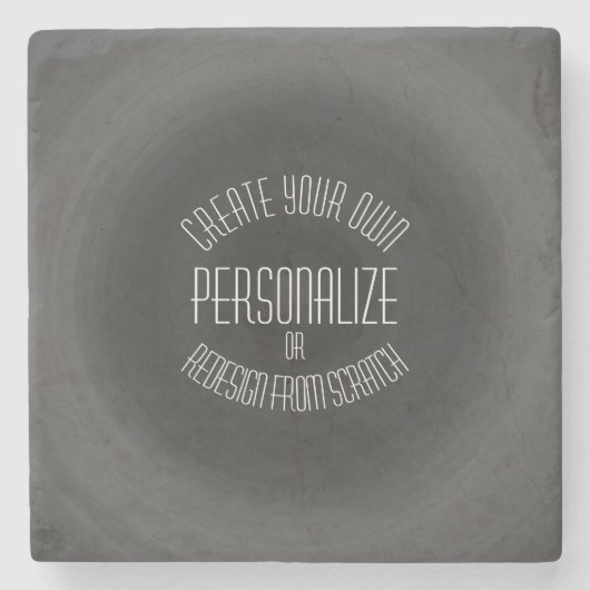 Dessous-de-verre En Pierre Créer votre propre - Conception personnalisée (Devant)