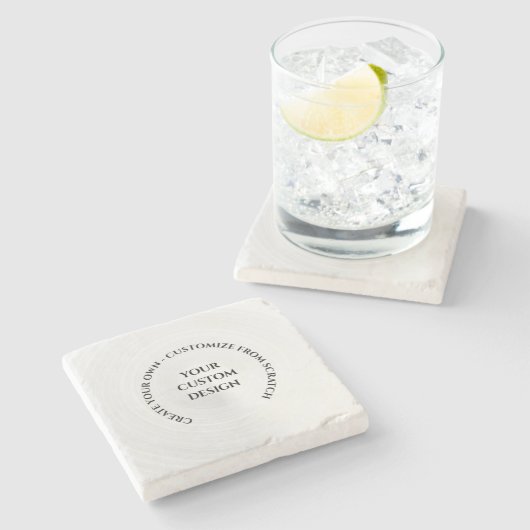 Dessous-de-verre En Pierre Créez le Vôtre (Côté)
