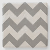 Dessous-de-verre En Pierre Créez votre propre grand Motif Zigzag (Devant)