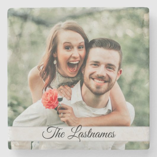 Dessous-de-verre En Pierre Créez votre propre image photo (Devant)