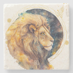 Dessous-de-verre En Pierre Créez Votre Propre Lion Aquarelle