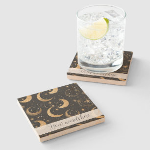 Dessous-de-verre En Pierre Créez Votre Propre Lune Croissante Céleste