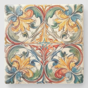 Dessous-de-verre En Pierre Créez Votre Propre Talavera Faux Bicolore