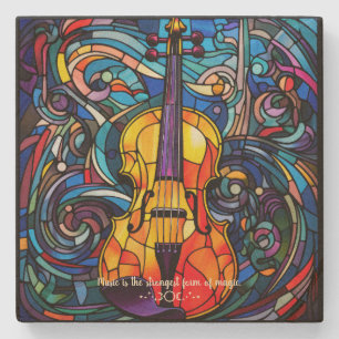 Dessous-de-verre En Pierre Créez votre propre violon de coucher de soleil d'h