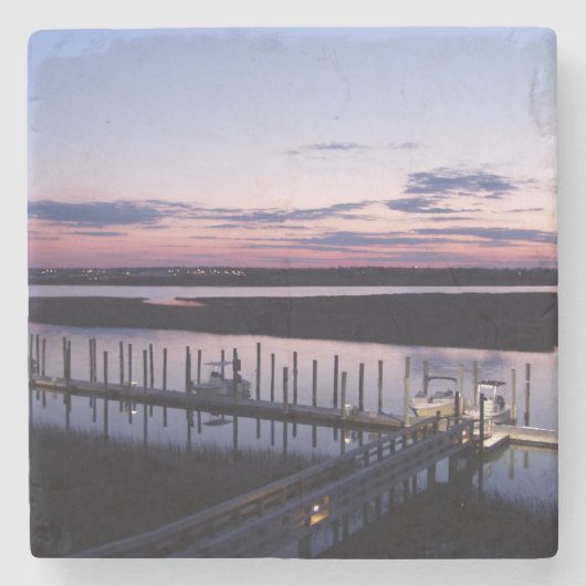 Dessous-de-verre En Pierre Crépuscule (Devant)