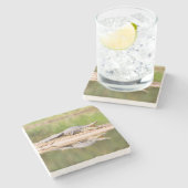 Dessous-de-verre En Pierre Crocodile (Côté)