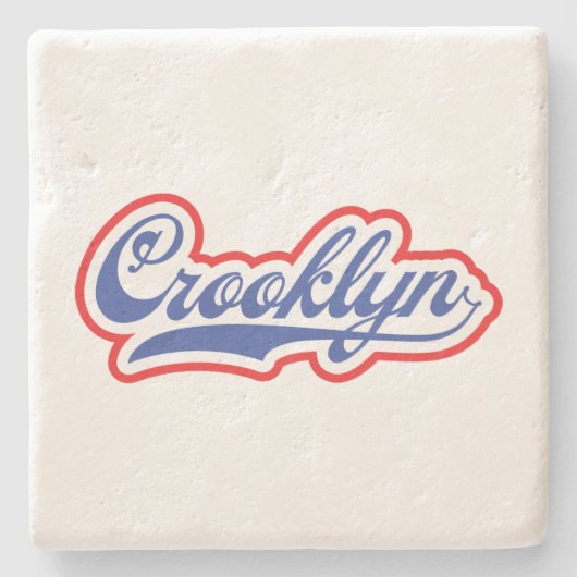 Dessous-de-verre En Pierre Crooklyn, New York (Devant)