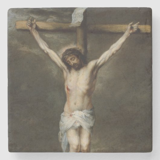 Dessous-de-verre En Pierre Crucifixion de Jésus (Devant)