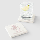 Dessous-de-verre En Pierre Custom Doula Birth Coach (Côté)
