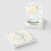 Dessous-de-verre En Pierre Custom personalized baby boy name (Côté)