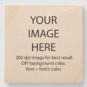 Dessous-de-verre En Pierre customiser ce dessous de verre en grès (Devant)