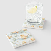 Dessous-de-verre En Pierre Cute Little Motif (Côté)