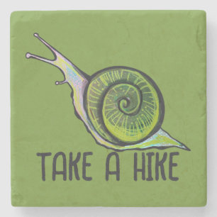 Dessous-de-verre En Pierre Cute Snail Art
