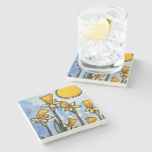 Dessous-de-verre En Pierre Daffodiques (Côté)