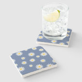 Dessous-de-verre En Pierre Daisy Meadows Blue (Côté)