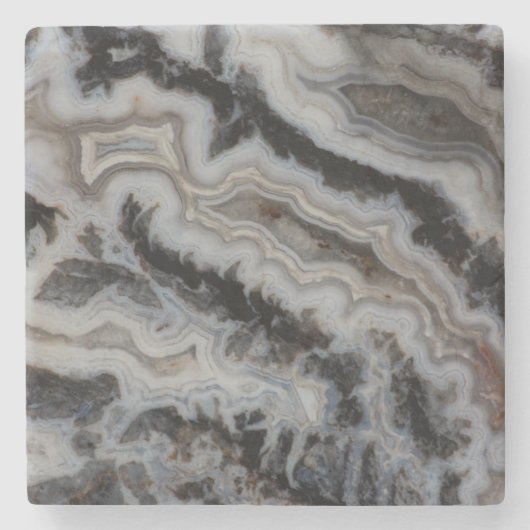 Dessous-de-verre En Pierre Dalle mixte de jaspe agate (Devant)
