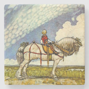 Dessous-de-verre En Pierre « Dans le vaste monde » de John Bauer