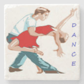 DESSOUS-DE-VERRE EN PIERRE DANSE (Devant)