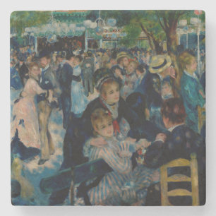 Dessous-de-verre En Pierre Danse au Moulin de la Galette - Auguste Renoir