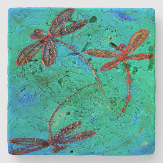 Dessous-de-verre En Pierre Danse Dragonfly (Devant)